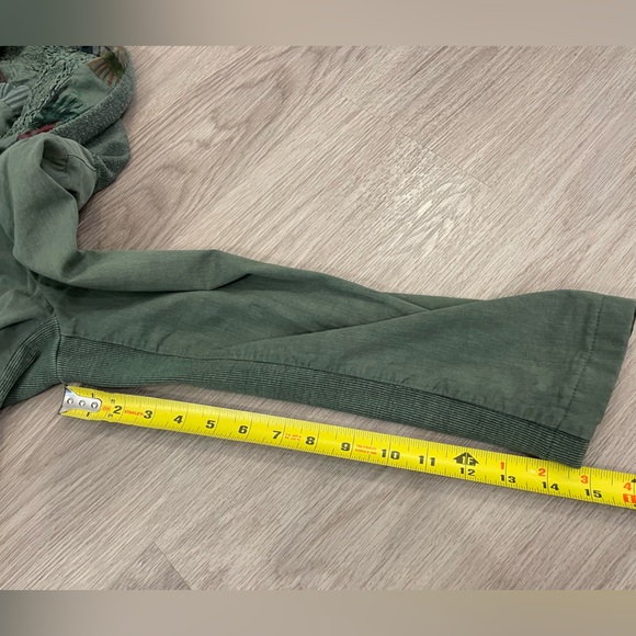 Desigual- Green Zip up Cowl Neck Designer Floral & Embellished Jacket. - Picture 13 of 15